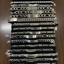 925 silver bracelets.