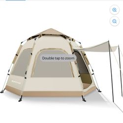 SUNOYAR 4-6 Person Tent for Camping, Camping Tent with Carry Bag, Instant Tent for Outdoor/Hiking/Traveling