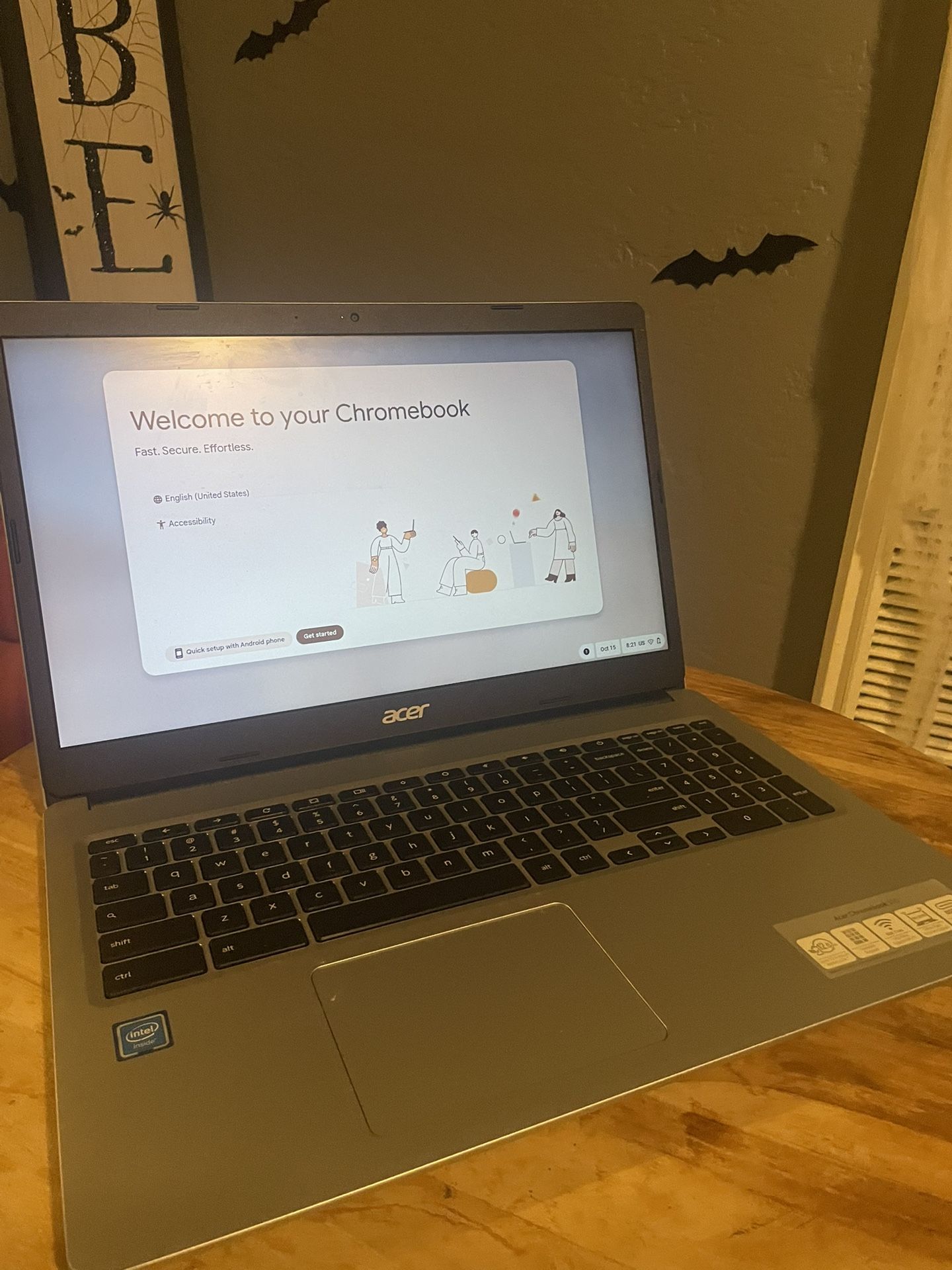 💻 FAST Chromebook 15 – Ready to Use, Great Battery!