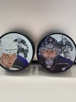 Los Angeles Kings Collectible Player Pucks