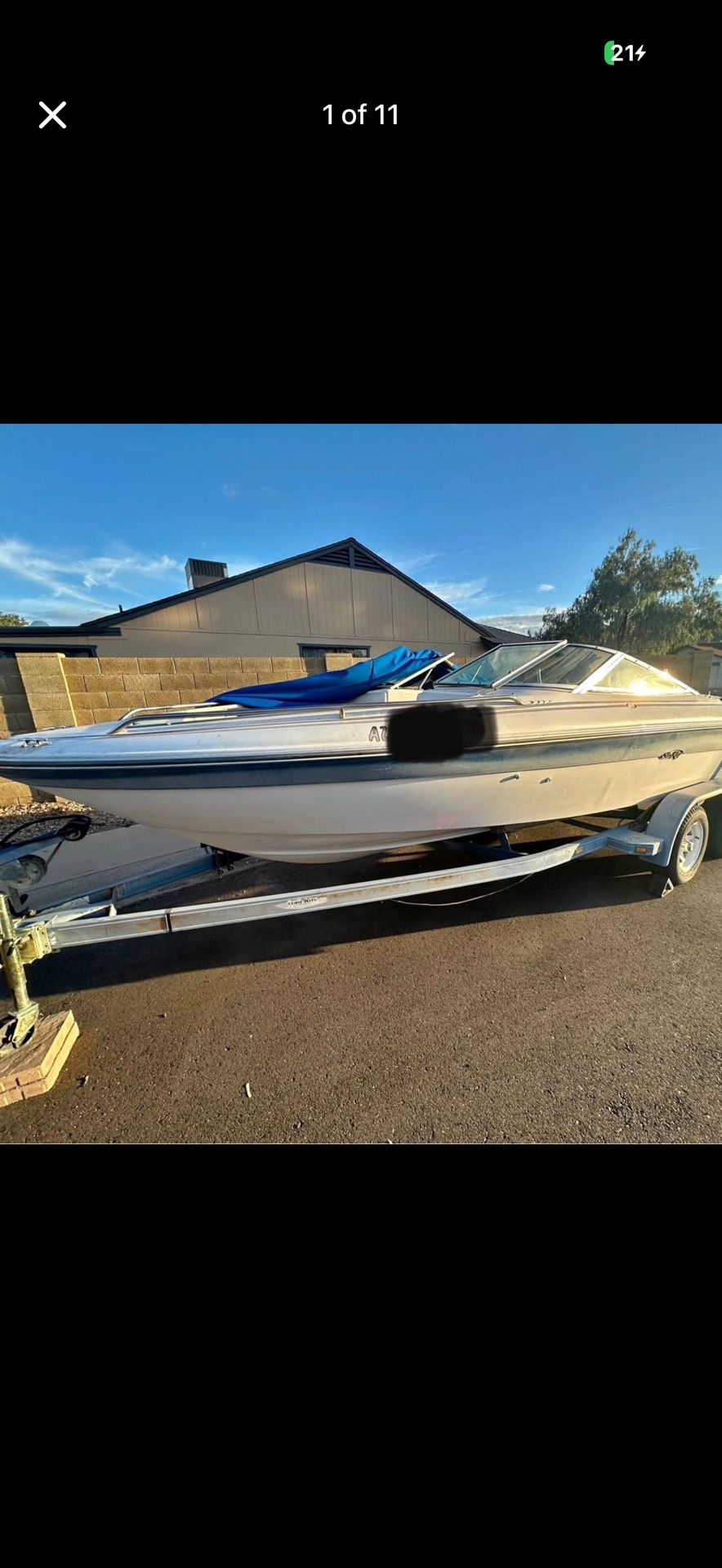 Sea Ray Project Boat – $800 OBO (No Trailer)