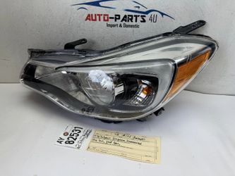 2015 - 2016 SUBARU IMPREZA CROSSTREK LEFT DRIVER HALOGEN HEADLIGHT OEM AY82531