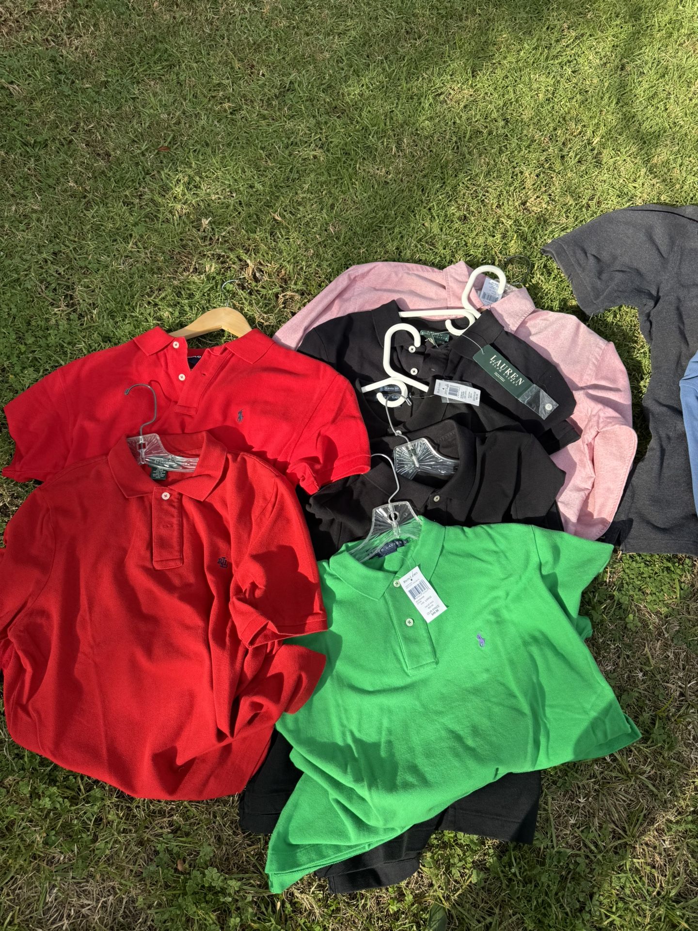 Vintage Ralph Lauren Polo Shirt Lot NWT Size Large