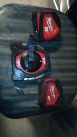 100 Ft 25 Ft 16 Ft Milwaukee Tape Measures