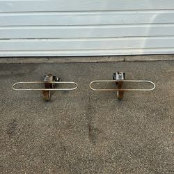 Vintage Bumper Mount Motorcycle Racks