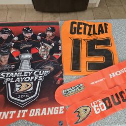 Anaheim Ducks Stanley Cup Playoffs 2015 Banner