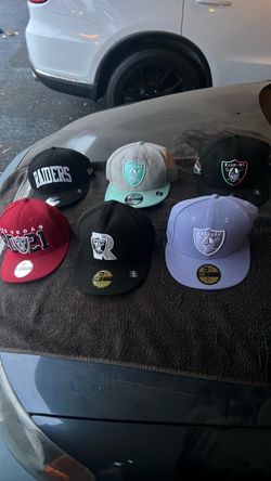6 Las Vegas Raiders Hats 🏴☠️