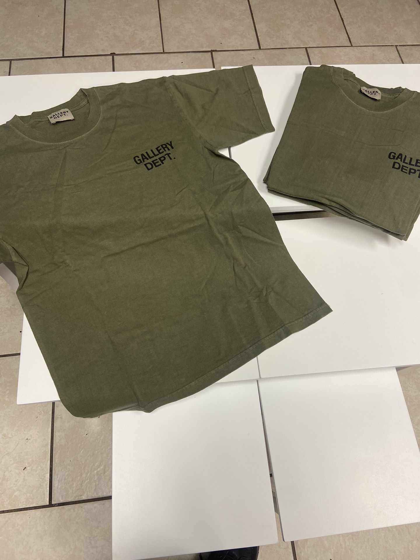 Gallery Dept Green Souvenir Logo T-Shirt