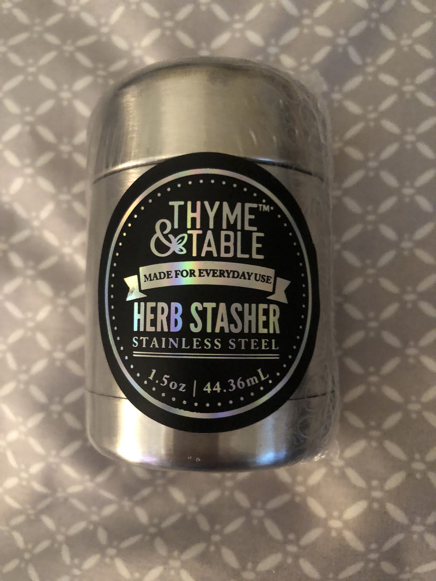 Thyme And Table Steel Airtight Herb Stashing Jar