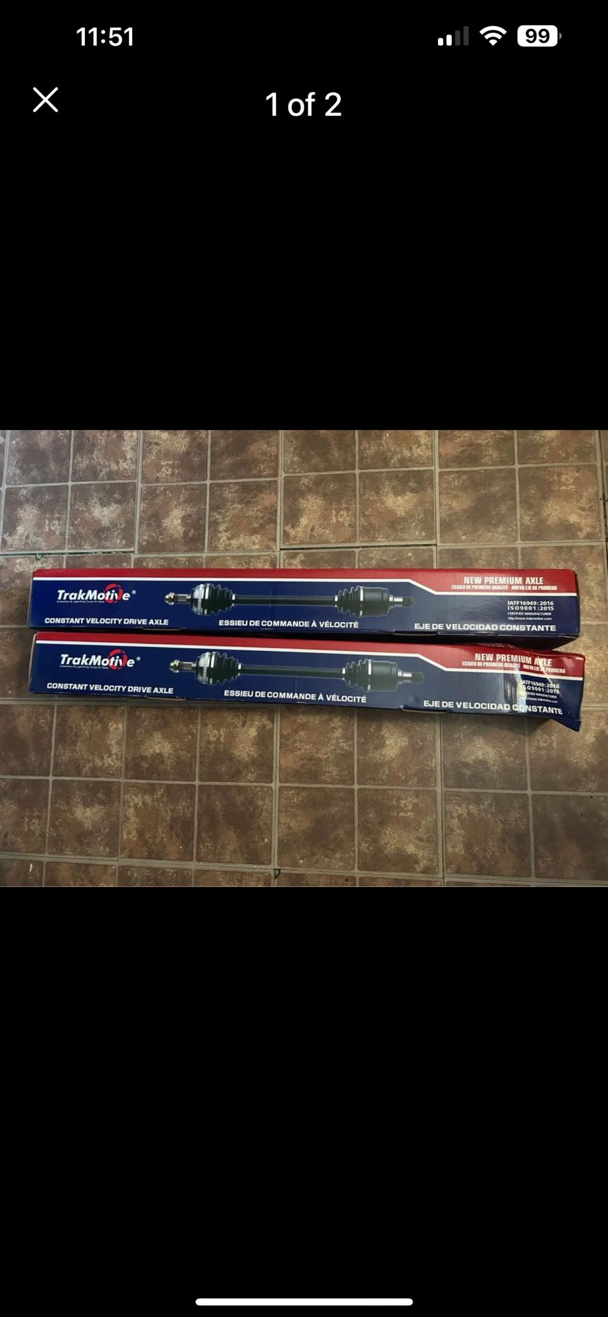 Brand New CV Joints (left and right sides) For 2007 Subaru Outback