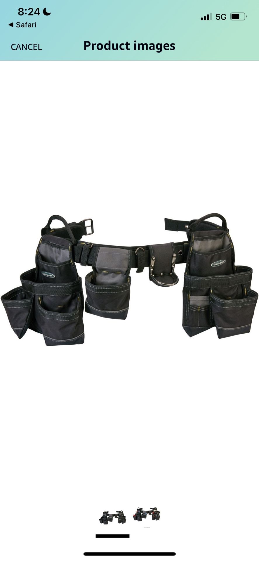 Voyager 18 Pocket Heavy Duty Tool Belt New