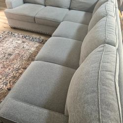 Gray Thomasville Sectional Sofa