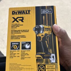 Dewalt Xr Power Drill Impact  With Battery’s 