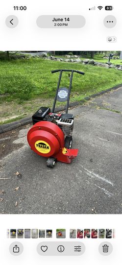 Fradan 8hp Push Leaf Blower Runs Good