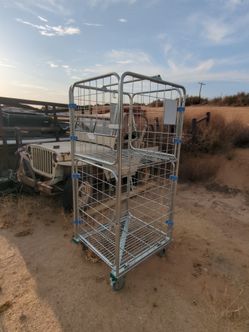 Storage cage.