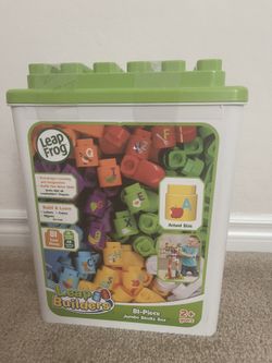 Leap Frog Build and Learn 81 pc Umbo Blocks Box