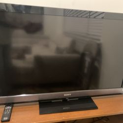 46” Sony Bravia With TV Console Stand - $50