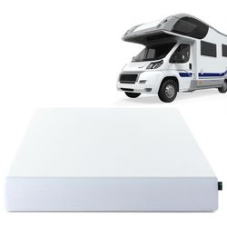 SHORT QUEEN 8”Green Tea Cooling Gel Memory Foam Mattress-RV Short Queen-$160 FIRM