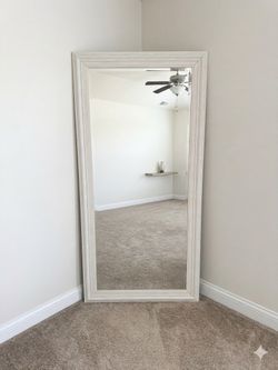 Full Length Wood Framed Mirror