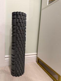 Black Textured Foam Roller