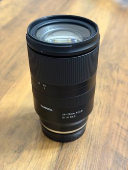 Tamron 28-75mm F/2.8 for Sony Mirrorless Full Frame E Mount