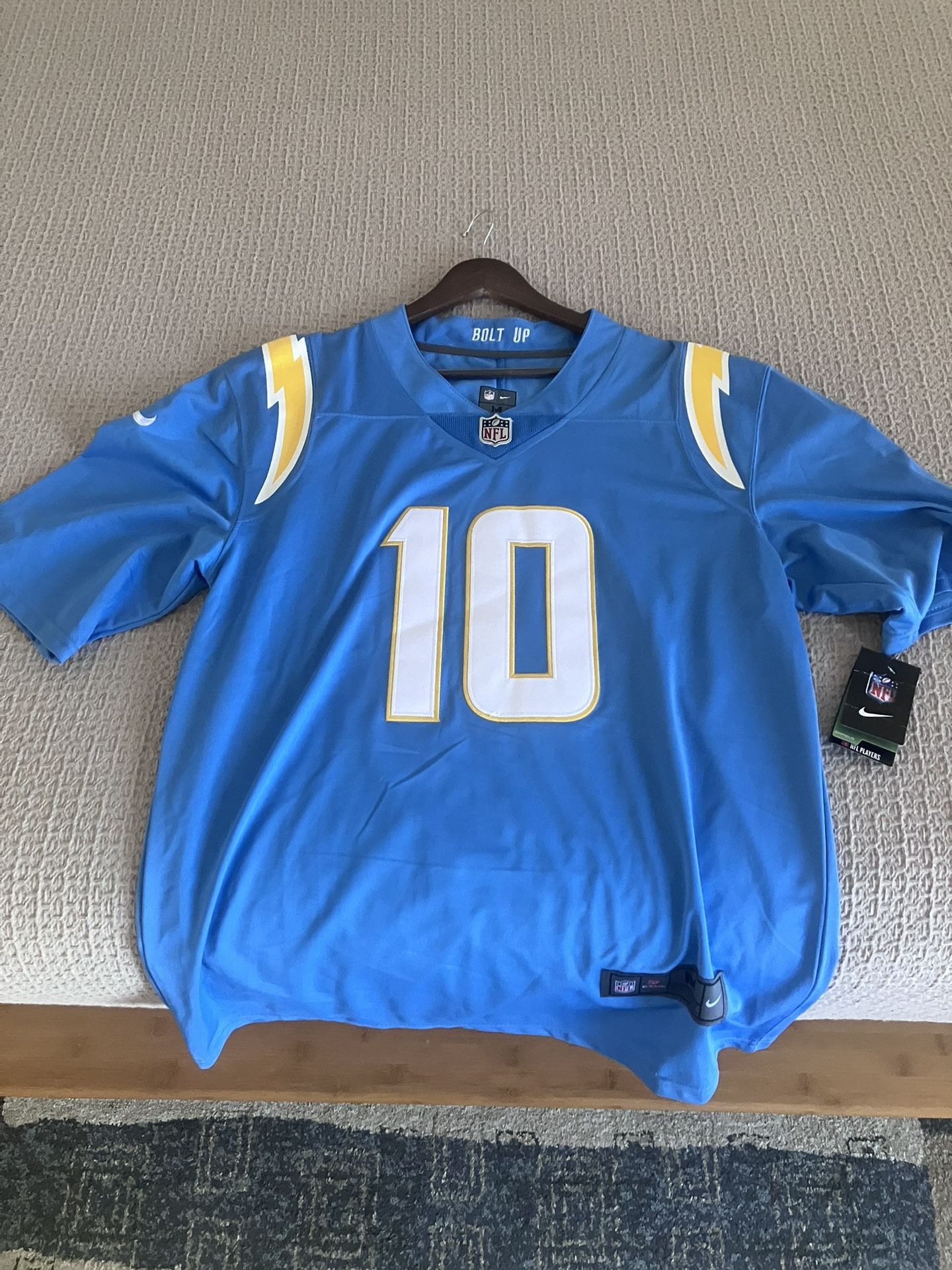 Los Angeles Chargers Jersey #10 J. Herbert . Brand New ! Also Have New Chargers Hat! 