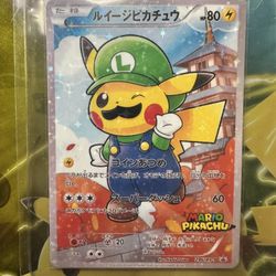 Pikachu Luigi Nintendo