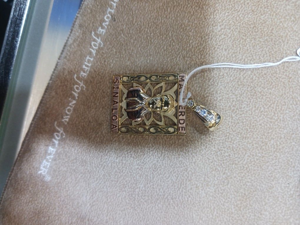 14k 2 Tone Malverde Sinaloa