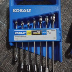Kobalt 7 Piece Ratchet Wrenches 