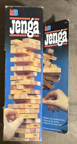 Vintage Milton Bradley 1986 Jenga
