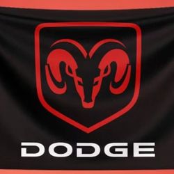 Ram Strong Built Bold Revved & Ready Signature Dominate Wall Tapestry 24"× 35"