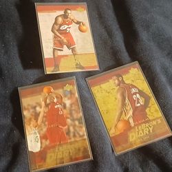 3 lebron james rookies