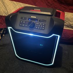 ION Pathfinder 280 Portable Bluetooth Speaker | 120W Outdoor Speaker, IPX5 Water-Resistant, 100-Hour Battery, FM Radio, USB Charging