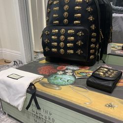 Gucci Backpack And Wallet 
