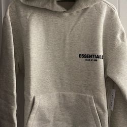 Light oat essential hoodie