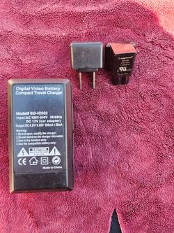 Digital Video Battery Compact Travel Charger