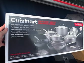 Unopened - Stainless steel pans and pots set