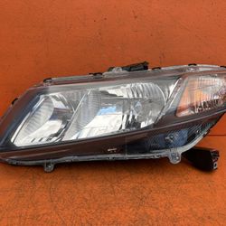 2012 2013 2014 2015 Honda Civic Left Driver Side Halogen Headlight Assembly OEM 