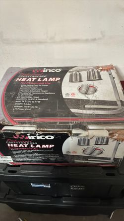 New in box Winco freestanding Heatlamp