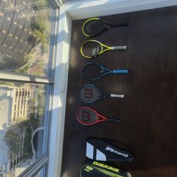 Tennis Rackets + Bag (Babalot)