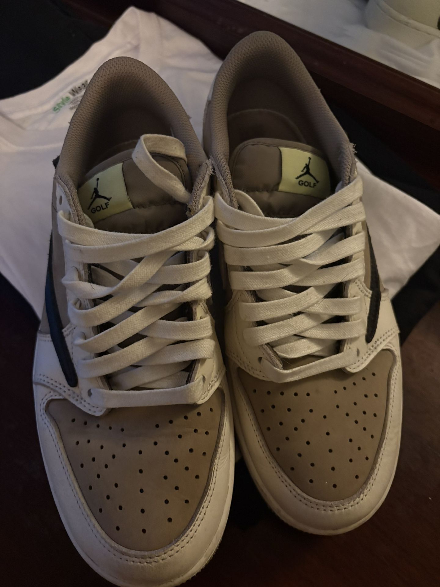 travis scott reverse olive low golf