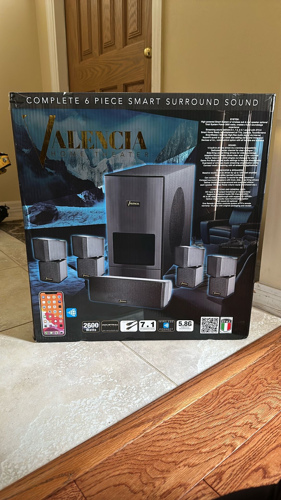 Valencia Home Theater 6-Piece