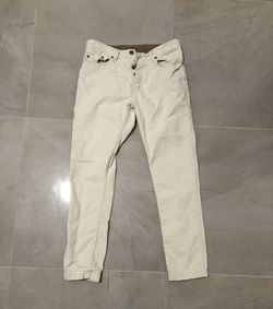 H&M Off White Corduroy Pants 