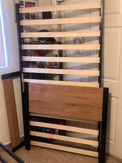 Twin Size Bed Frame + Mattress – Excellent Condition – $150 OBO