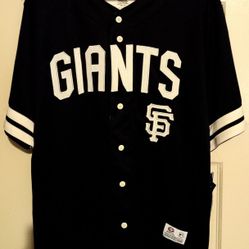 SF GIANTS Men's Black/White Jersey
