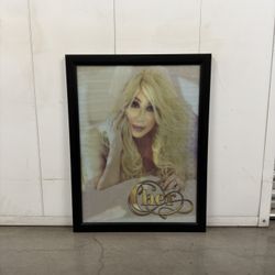 Rare lenticular poster from Cher’s “Dressed to Kill” Tour