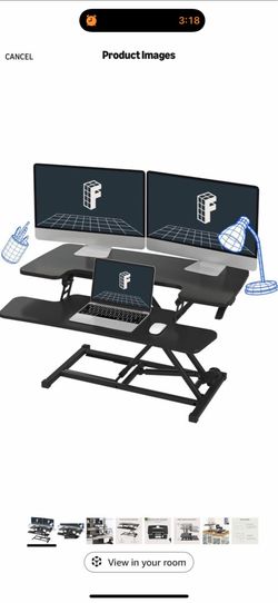 Computer desk riser