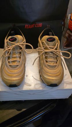 Nike Air max 97 size 8.5 (gold)
