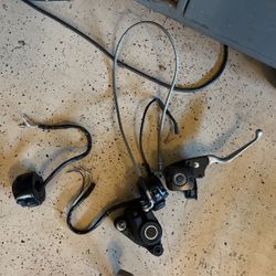 2001 Harley Sportster Handlebar Controls And Caliper 