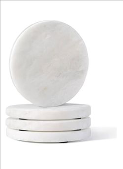 Koville Marble Coaster Set of 4.